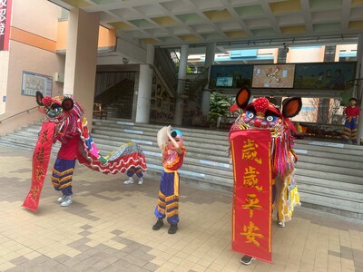 舞獅隊走春圖片